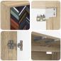 Preview: Wandmontierter TV-Schrank OMMEN 102 x 33 x 40 cm Sonoma-Eiche