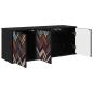 Preview: Wandmontierter TV-Schrank OMMEN 102 x 33 x 40 cm Holzwerkstoff