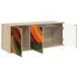 Preview: Wandmontierter TV-Schrank BONN 102 x 33 x 40 cm Sonoma-Eiche
