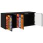 Preview: Wandmontierter TV-Schrank ESSEN 102 x 33 x 40 cm Holzwerkstoff