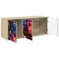 Preview: Wandmontierter TV-Schrank KIEL 102 x 33 x 40 cm Sonoma-Eiche