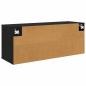 Preview: Wandmontierter TV-Schrank KIEL 102 x 33 x 40 cm Holzwerkstoff