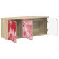 Preview: Wandmontierter TV-Schrank AACHEN 102 x 33 x 40 cm Sonoma-Eiche