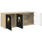 Preview: Wandmontierter TV-Schrank BREMEN 102 x 33 x 40 cm Sonoma-Eiche