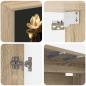 Preview: Wandmontierter TV-Schrank BREMEN 102 x 33 x 40 cm Sonoma-Eiche