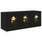 Preview: ARDEBO.de - Wandmontierter TV-Schrank BREMEN 102 x 33 x 40 cm Holzwerkstoff