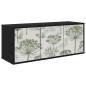 Preview: ARDEBO.de - Wandmontierter TV-Schrank GOTHA 102 x 33 x 40 cm Holzwerkstoff