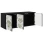 Preview: Wandmontierter TV-Schrank GOTHA 102 x 33 x 40 cm Holzwerkstoff