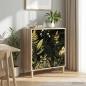 Preview: ARDEBO.de - Kommode RHENEN Dschungelmotiv 66 x 36,5 x 75 cm Holzwerkstoff