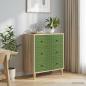 Preview: ARDEBO.de - Kommode GELEEN Smaragd geometrisches Muster 66 x 36,5 x 75 cm
