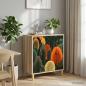 Preview: ARDEBO.de - Kommode ZAANDAM Waldmuster 66 x 36,5 x 75 cm Holzwerkstoff