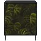 Preview: Kommode ELBURG Palmblattmuster 66 x 36,5 x 76 cm Holzwerkstoff