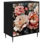 Preview: Kommode BORNE Licht Pfingstrose Druck 66 x 36,5 x 76 cm