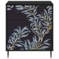 Preview: Kommode DOKKUM Blaues Farnmuster 66 x 36,5 x 76 cm