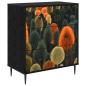 Preview: Kommode ZAANDAM Waldmuster 66 x 36,5 x 76 cm Holzwerkstoff