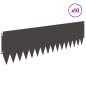 Preview: Rasenkante 10 stk. 103 x 30 cm Stahl Schwarz