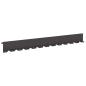 Preview: Raseneinfassung 20 stk. 102 x 10 x 4 cm Stahl Schwarz