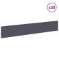 Preview: Rasenkante 30 stk. 100 x 18 cm Stahl Anthrazit