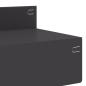 Preview: Raseneinfassung 20 stk. 100 x 10 x 8 cm Stahl Schwarz