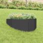 Preview: ARDEBO.de - Raseneinfassung 100 x 45 cm Stahl Schwarz