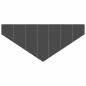Preview: Raseneinfassung 4 stk. 100 x 45 cm Stahl Schwarz