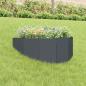 Preview: ARDEBO.de - Raseneinfassung 100 x 45 cm Stahl Anthrazit