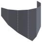 Preview: Raseneinfassung 100 x 45 cm Stahl Anthrazit