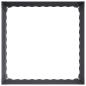 Preview: Raseneinfassung 60 x 60 x 35 cm Stahl Anthrazit