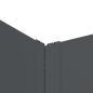 Preview: Raseneinfassung 100 x 60 x 20 cm Stahl Anthrazit