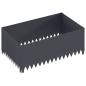 Preview: Raseneinfassung 100 x 60 x 35 cm Stahl Anthrazit