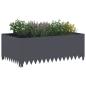 Preview: Raseneinfassung 100 x 60 x 35 cm Stahl Anthrazit