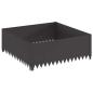 Preview: Raseneinfassung 4 stk. 100 x 100 x 35 cm Stahl Schwarz