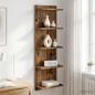 Preview: ARDEBO.de - Wandregal Altholz 30 x 15 x 100 cm Holzwerkstoff