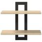 Preview: Schweberegale Sonoma-Eiche 40 x 15 x 40 cm Holzwerkstoff
