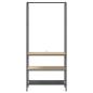 Preview: Kleiderständer Sonoma-Eiche 77 x 30 x 171 cm Holzwerkstoff