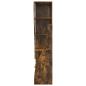 Preview: Eckschrank 32 x 32 x 140 cm Holzwerkstoff Räuchereiche