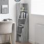 Preview: Eckschrank 32x32x140cm Holzwerkstoff Sonoma-Grau