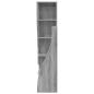 Preview: Eckschrank 32x32x140cm Holzwerkstoff Sonoma-Grau