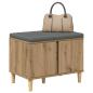 Preview: Flurbank Artisan-Eiche 60 x 38 x 46 cm