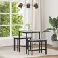 Preview: ARDEBO.de - Esstische 60 x 60 x 75 cm METALL Quadratisch