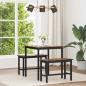 Preview: ARDEBO.de - Esstische 70 x 70 x 75 cm METALL Quadratisch