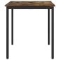 Preview: Esstische 70 x 70 x 75 cm METALL Quadratisch