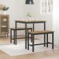 Preview: Esstische 70 x 70 x 75 cm METALL Quadratisch