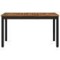 Preview: Gartenbank 80,5 x 35 x 45 cm Massivholz Akazie Rechtwinklig