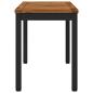 Preview: Gartenbank 80,5 x 35 x 45 cm Massivholz Akazie Rechtwinklig