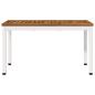 Preview: Gartenbank 80,5 x 35 x 45 cm Massivholz Akazie Rechtwinklig