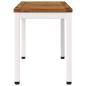 Preview: Gartenbank 80,5 x 35 x 45 cm Massivholz Akazie Rechtwinklig