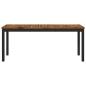 Preview: Gartenbank 108,5 x 35 x 45 cm Massivholz Akazie Rechtwinklig