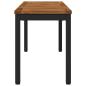 Preview: Gartenbank 108,5 x 35 x 45 cm Massivholz Akazie Rechtwinklig
