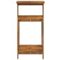 Preview: Outdoor Umtopfbank 56,5 x 48,5 x 107 cm Massivholz Akazie Natur